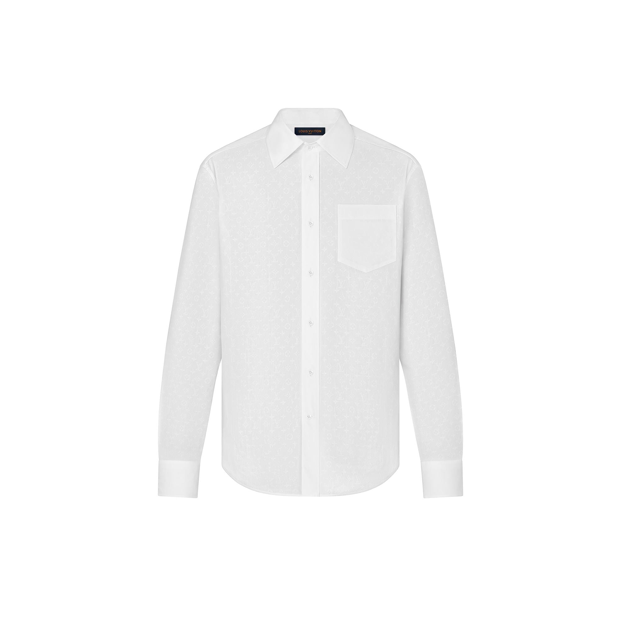 louis vuitton flocked monogram classic shirt