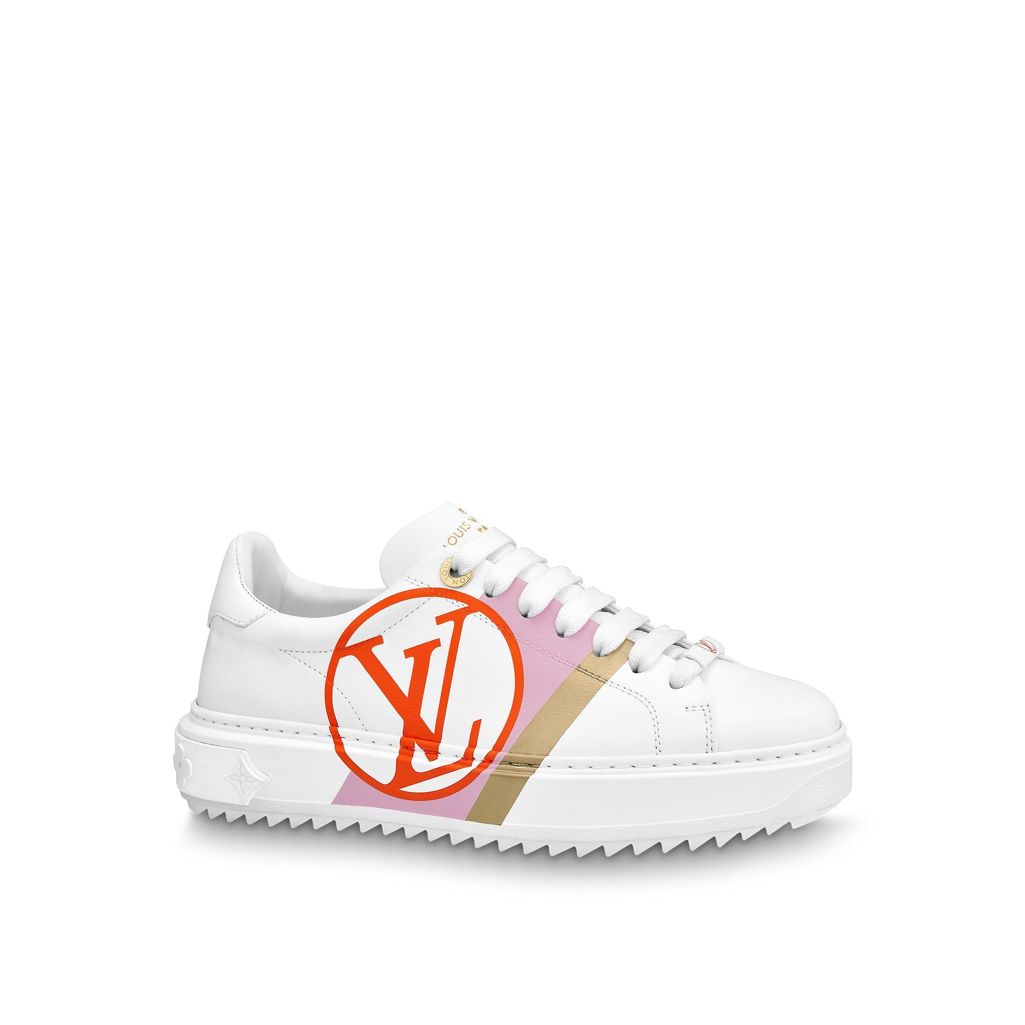 louis vuitton timeout sneaker pink