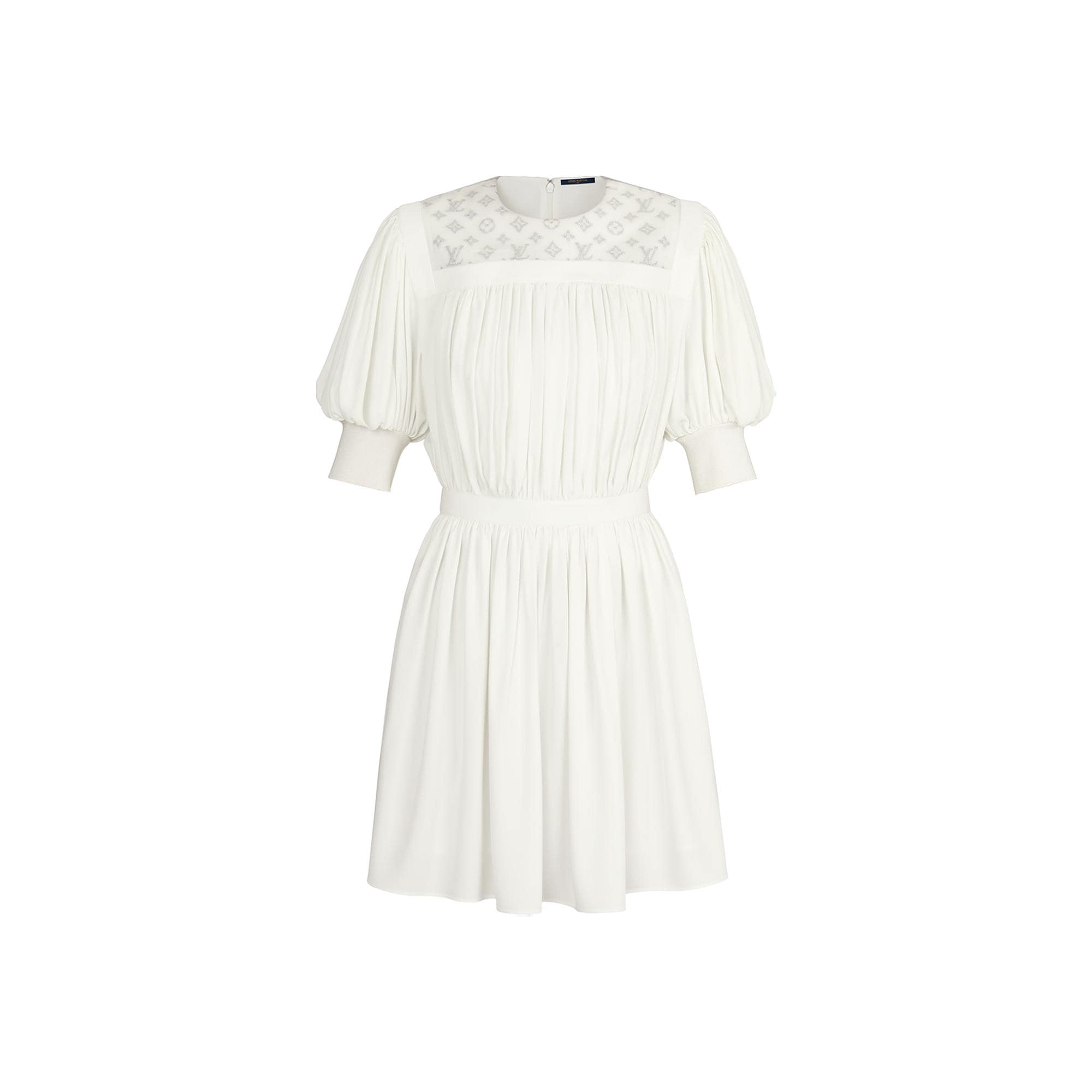 louis vuitton white dress