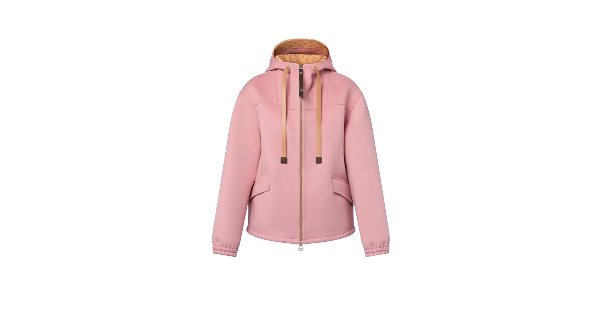 Louis Vuitton Pink Jacket Hooded Double Face Coat Ready-to-Wear