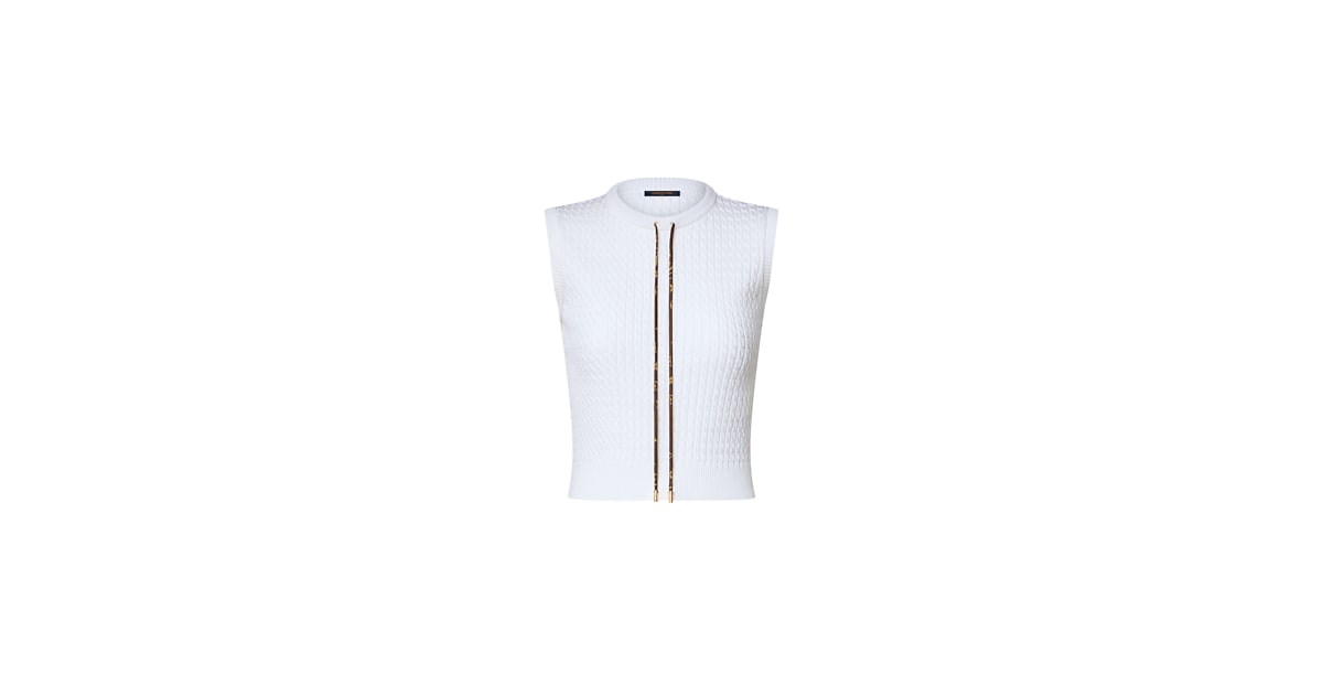 jent louis】Zip V-neck Knit Tops jent louis side zip damaged knit 