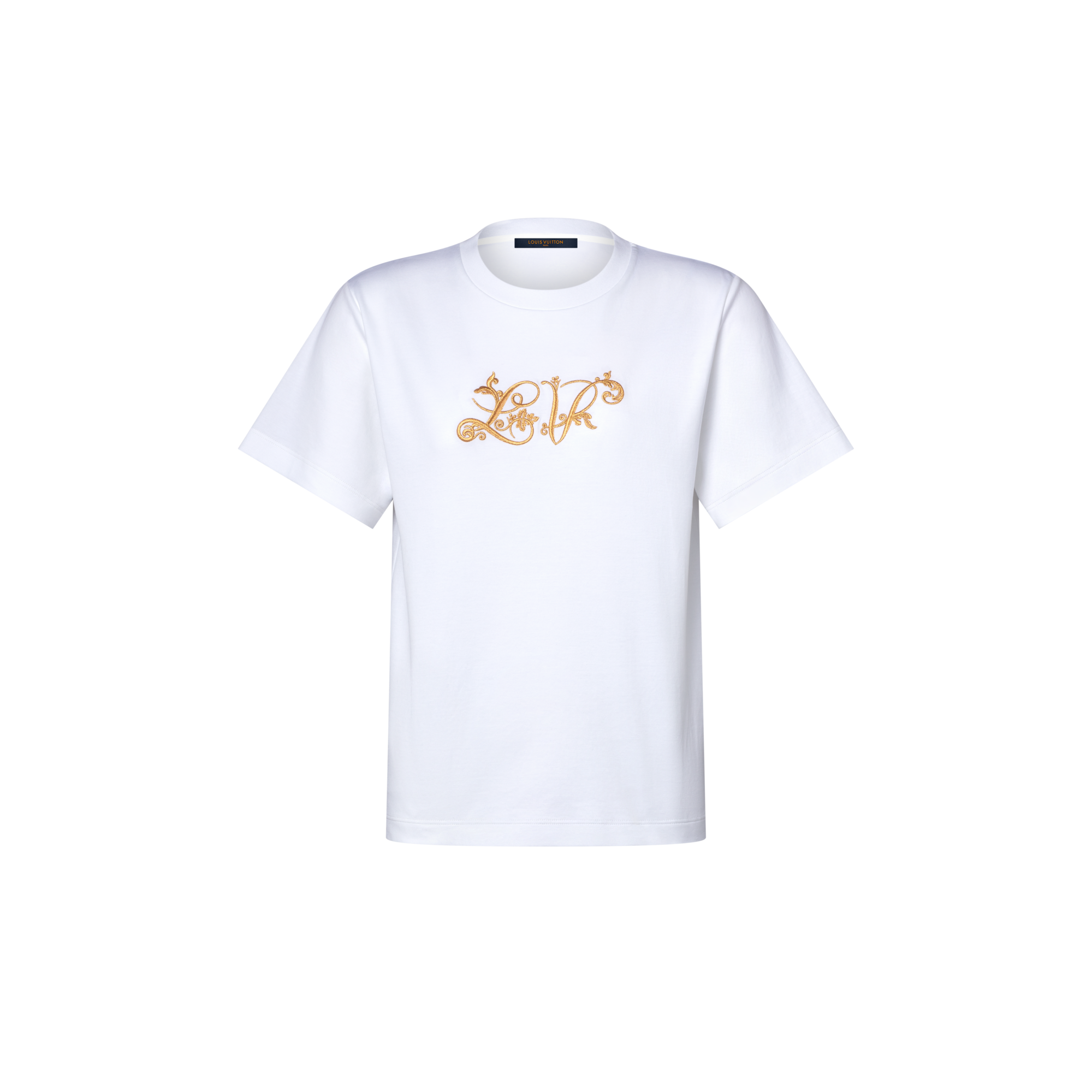 ぽ*こ様 Louis Vuitton 刺繍Tシャツ S ホワイト Supsale｜スーパー 