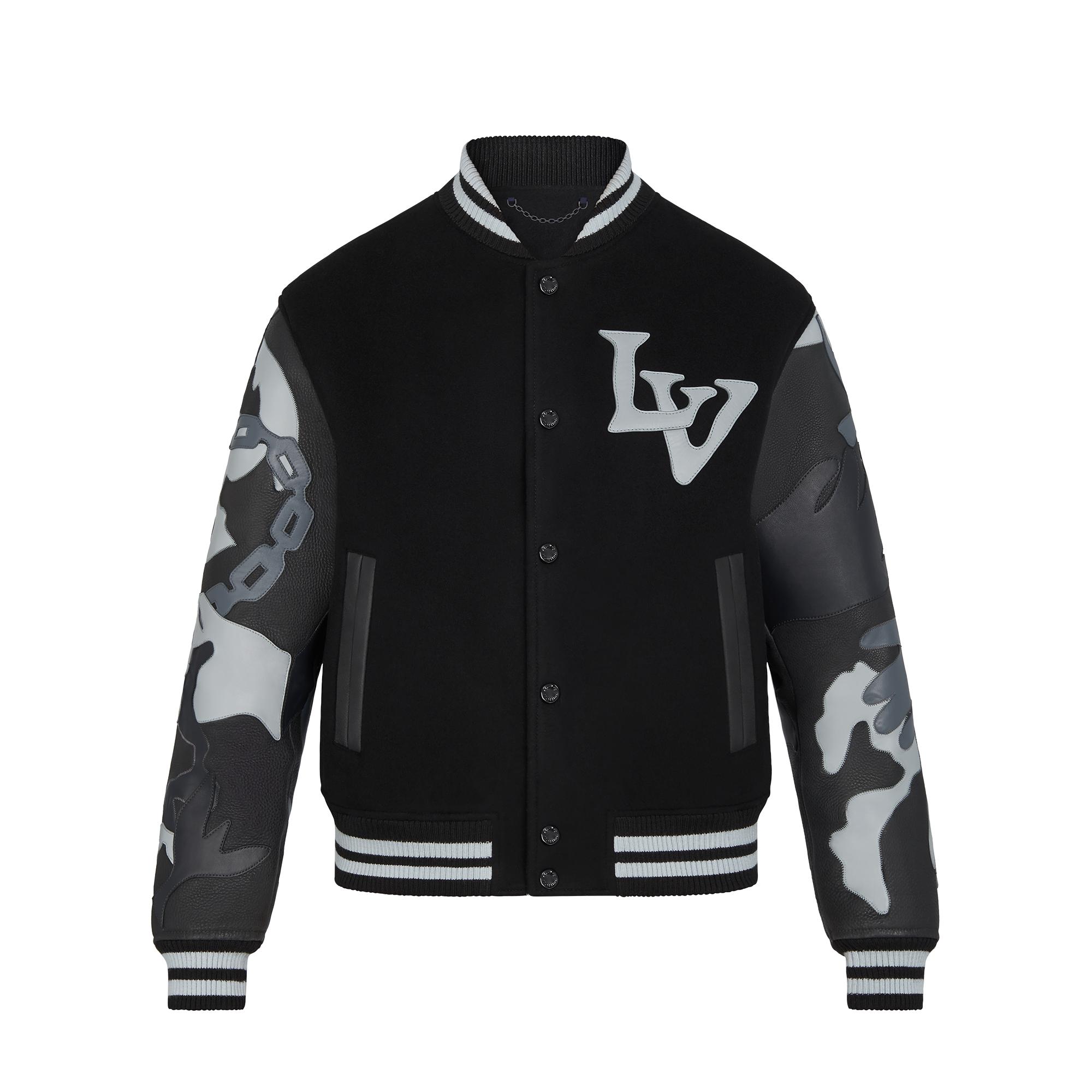 Chains Camo Varsity Jacket - Ready-to 