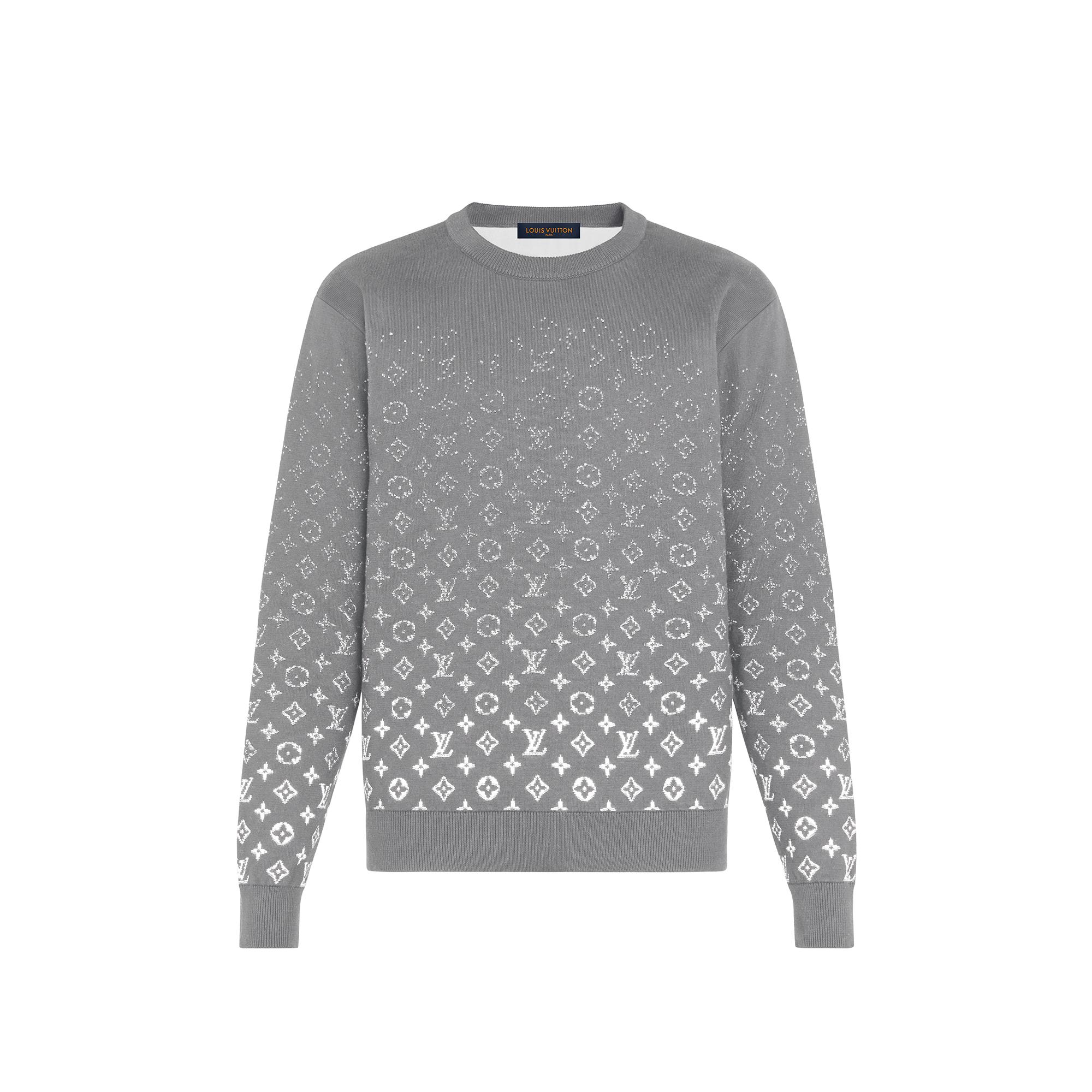 black gradient crewneck