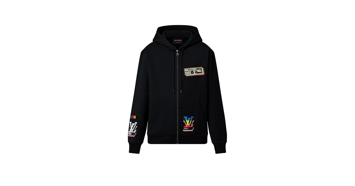 LV Jazz Multi Logo Hoodie - Ready-to-Wear | LOUIS VUITTON