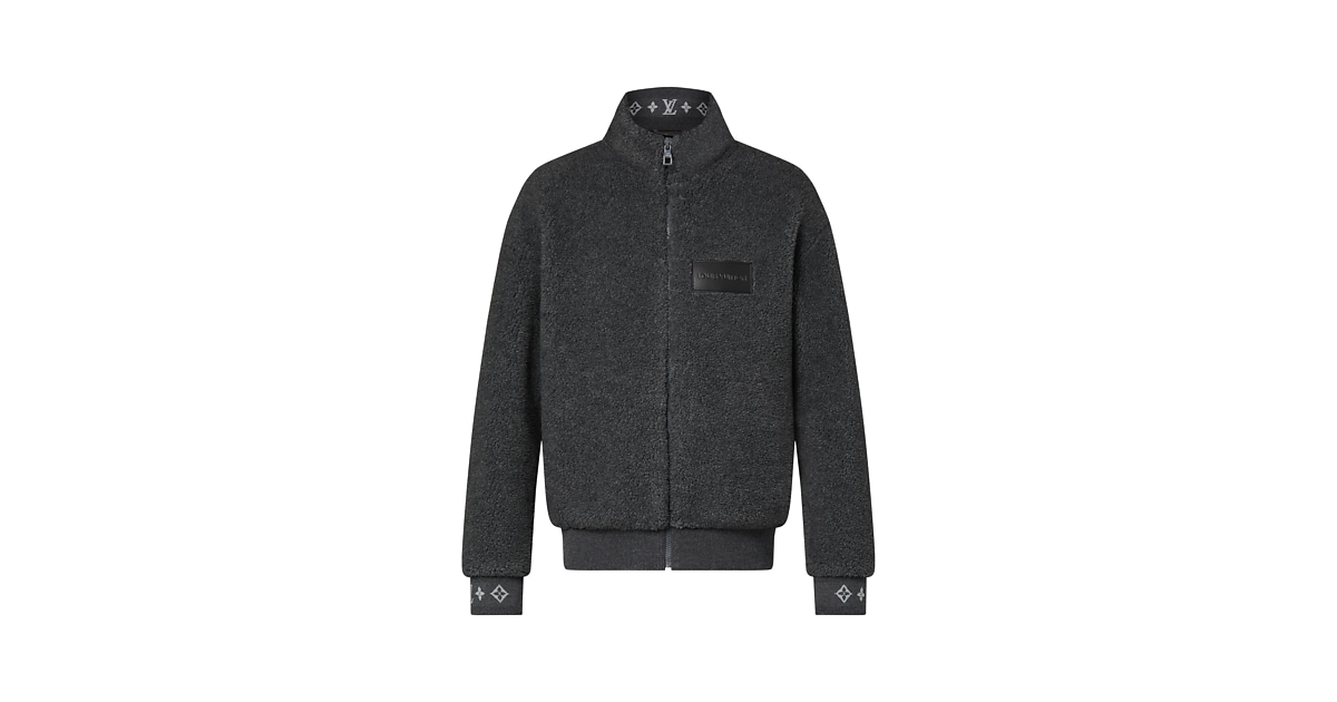 Leather Patch Fleece Blouson - For Men 1AJVSK | LOUIS VUITTON