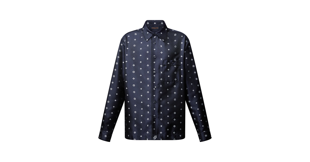 Monogram Silk Pajama Shirt Ready-to-Wear 1AGN36 LOUIS VUITTON