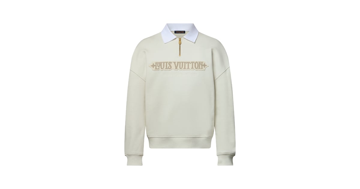 Embellished Half Zip Sweatshirt - Ready-to-Wear | LOUIS VUITTON