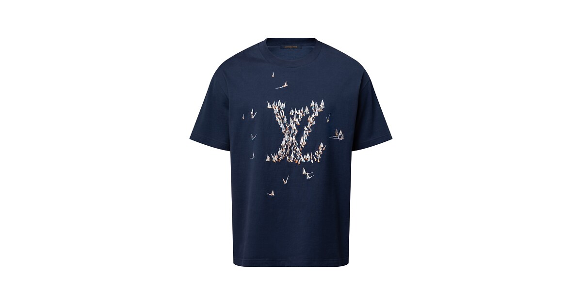 Embroidered Cotton T-Shirt - Ready-to-Wear | LOUIS VUITTON