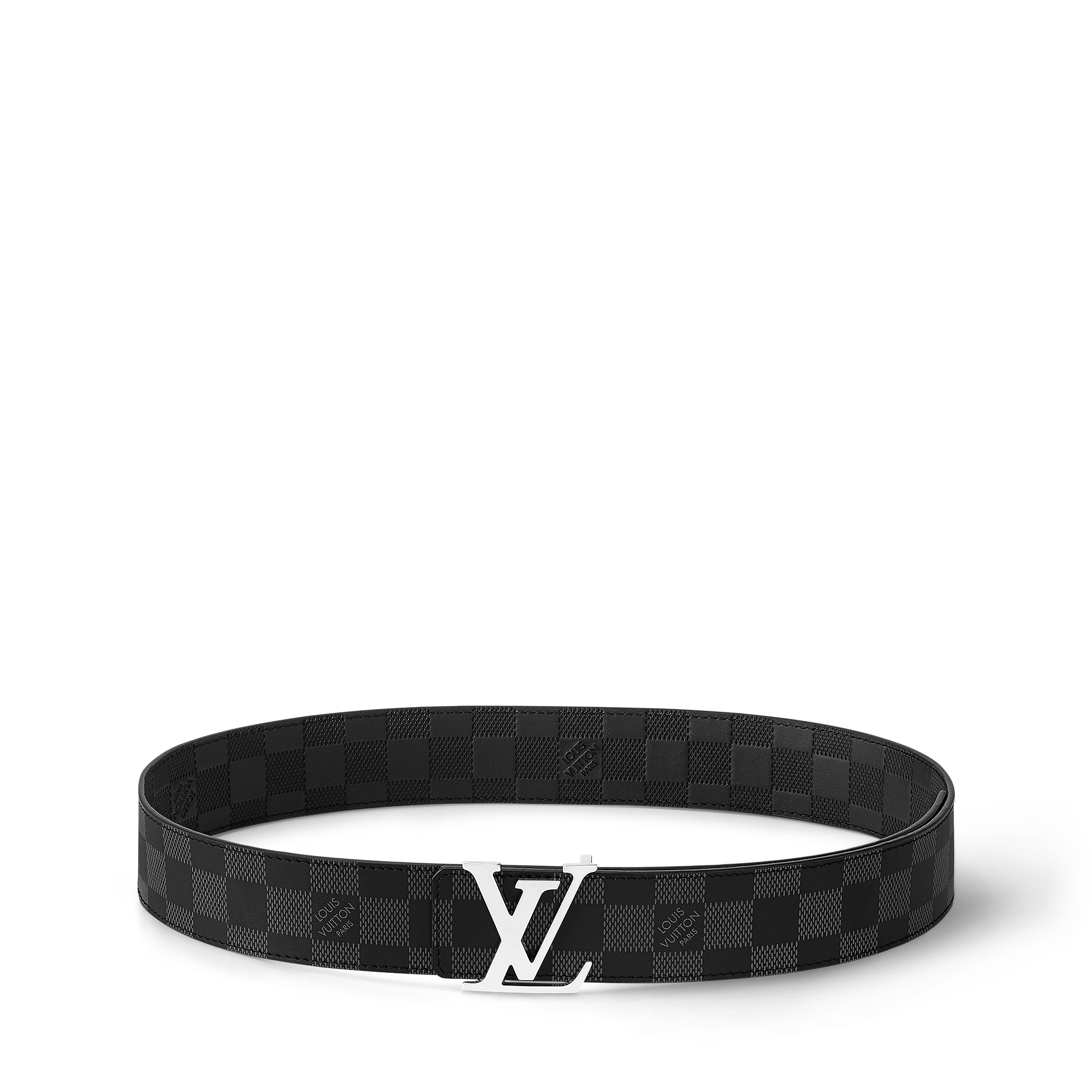 Lv Initials 40mm Reversible Belt Damier Infini Leather