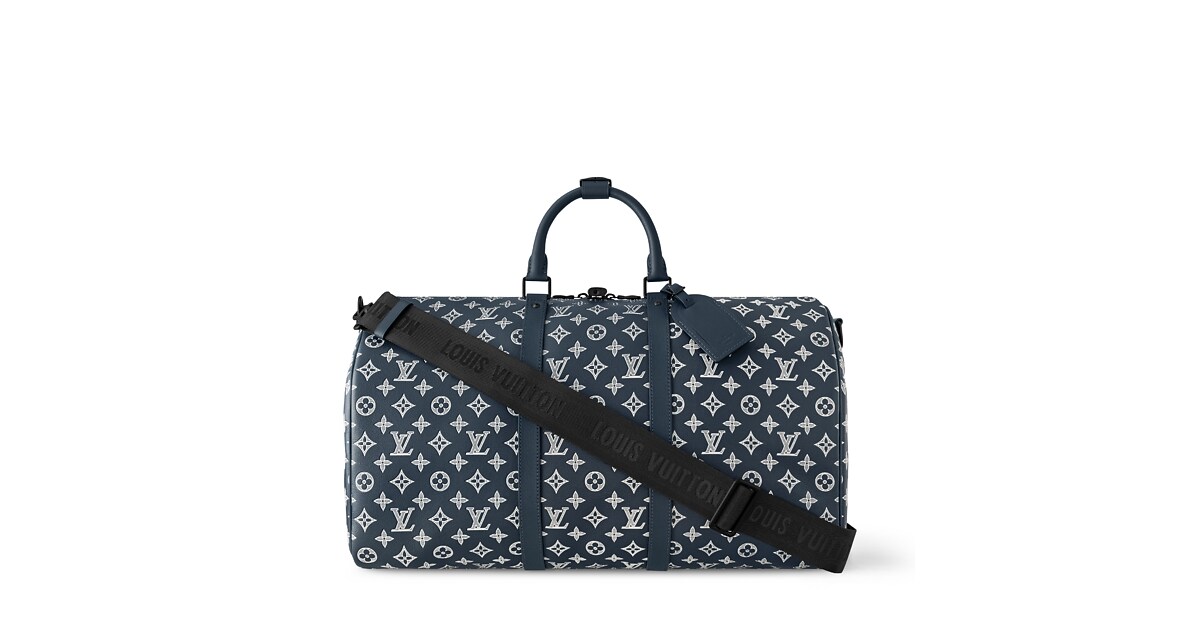 Keepall Bandoulière 50 Monogram Shadow Leather - Men Bags | LOUIS 