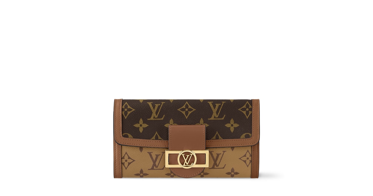 Sarah Wallet Monogram Reverse Canvas - Discontinued Product M46645 
