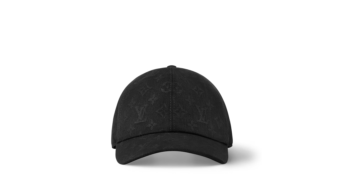 Louis Vuitton Black Embossed Monogram Cap Louis Vuitton Taurillon Monogram Cartoon LV Friends Cap  main image 4