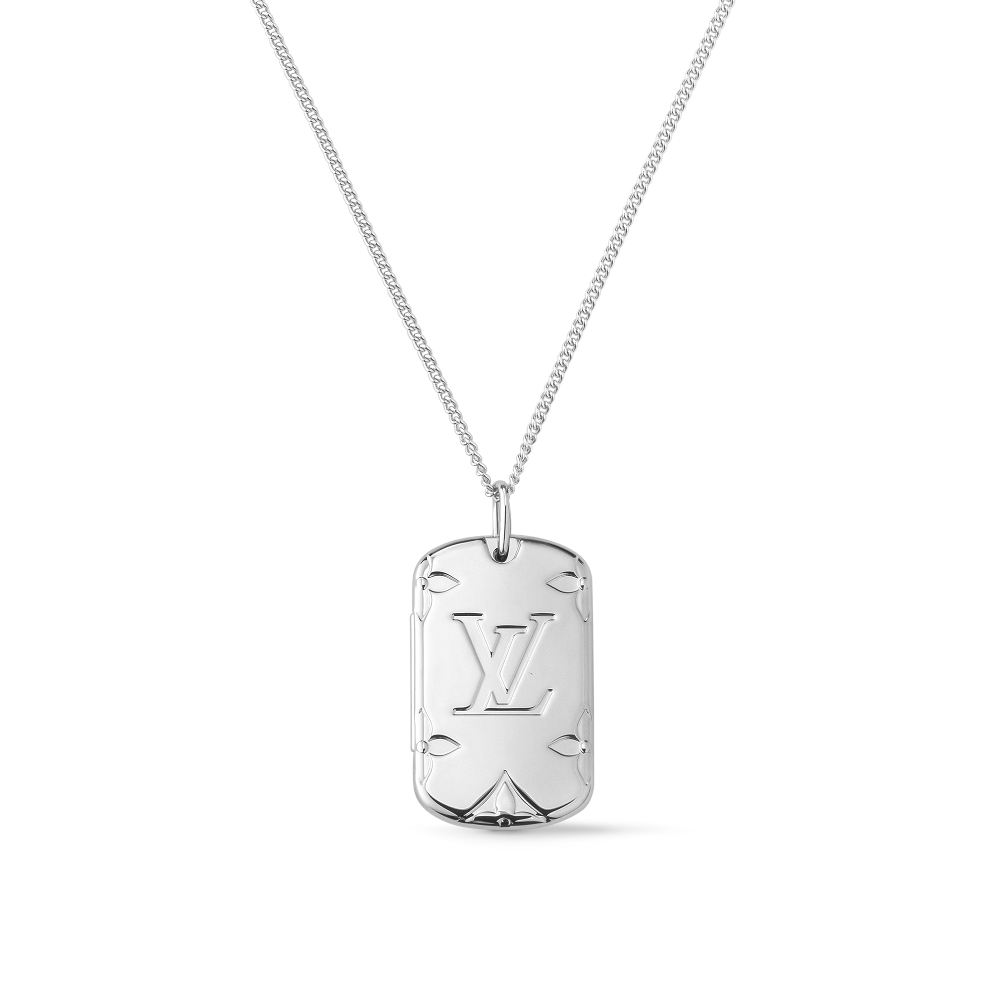 Monogram locket necklace - Accessories 