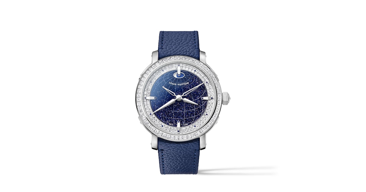 Louis Vuitton Escale Twin Zone, Automatic, 41mm, Platinum and diamonds