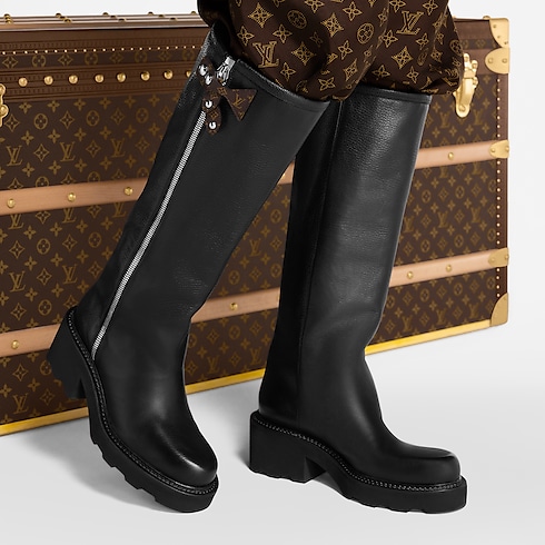LV Beaubourg High Boot in Women's Shoes Boots and Ankle Boots collections by Louis Vuitton (Product zoom)