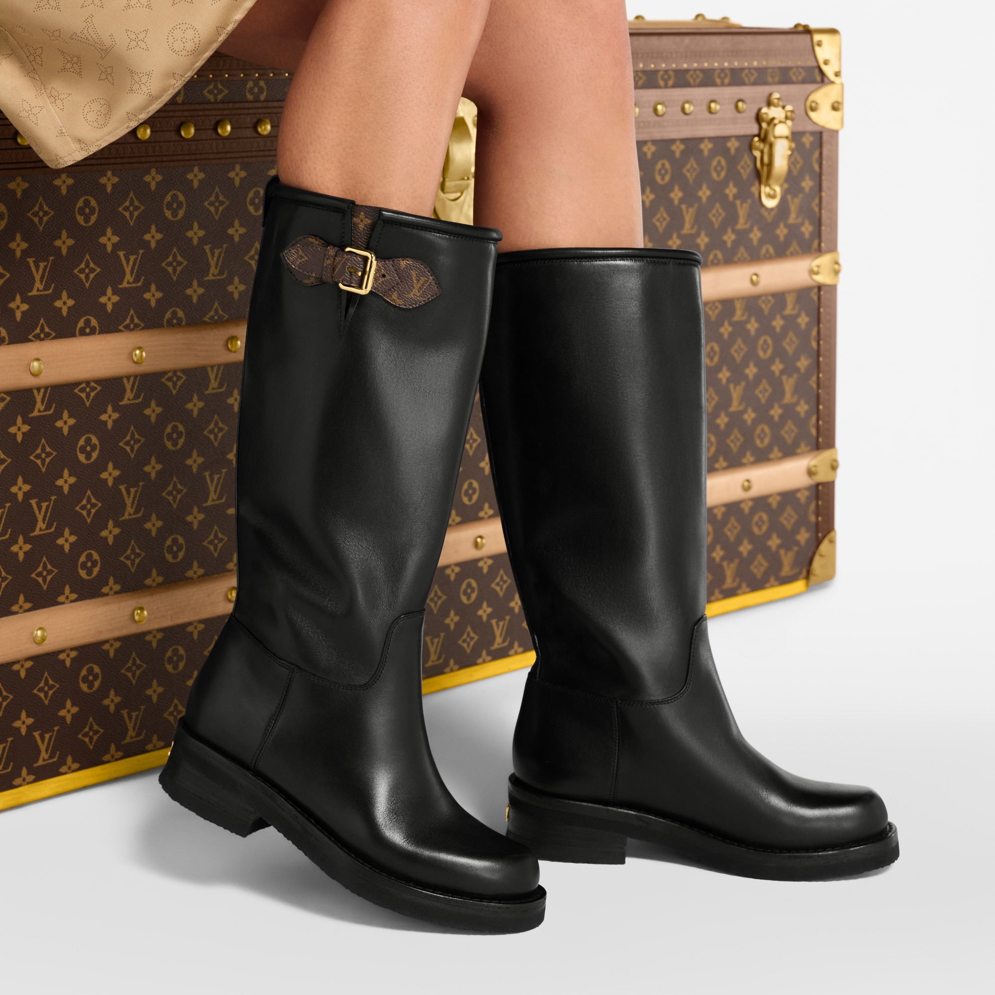  LV Biker High Boot   in Women