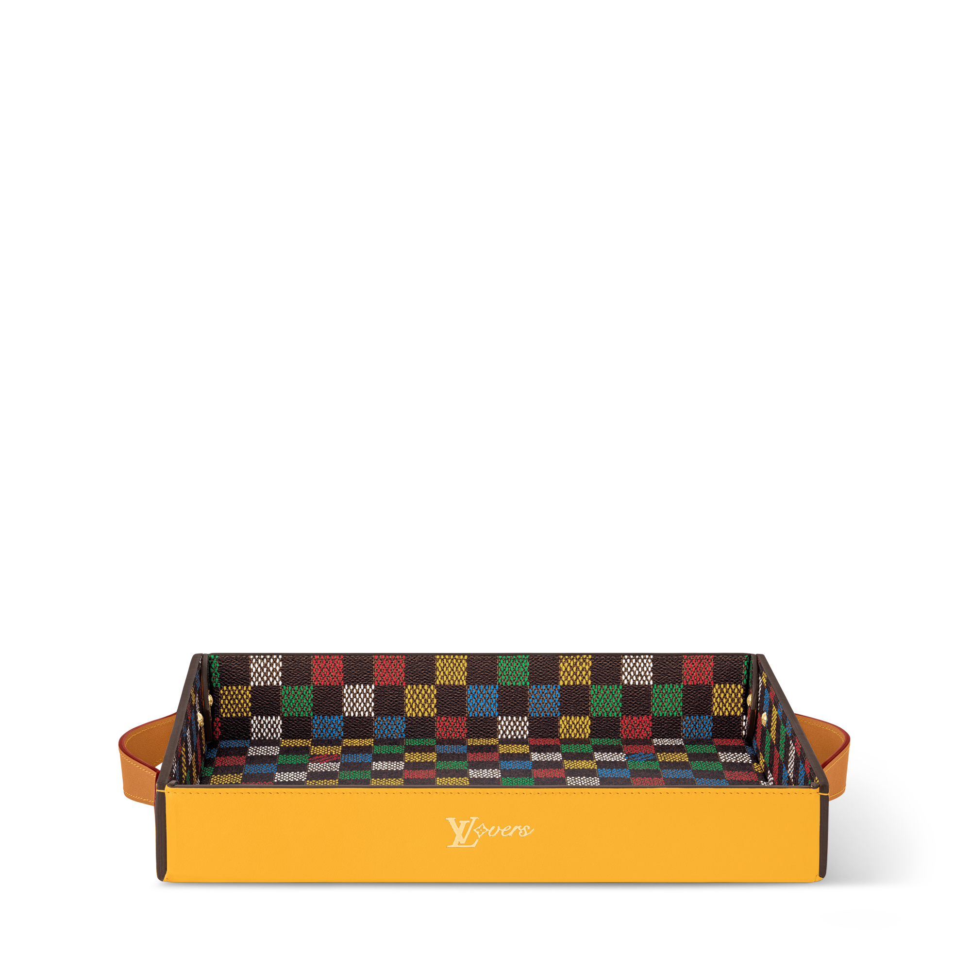  LV Vers Damier Tray S00 in Trunks, Travel and Home
