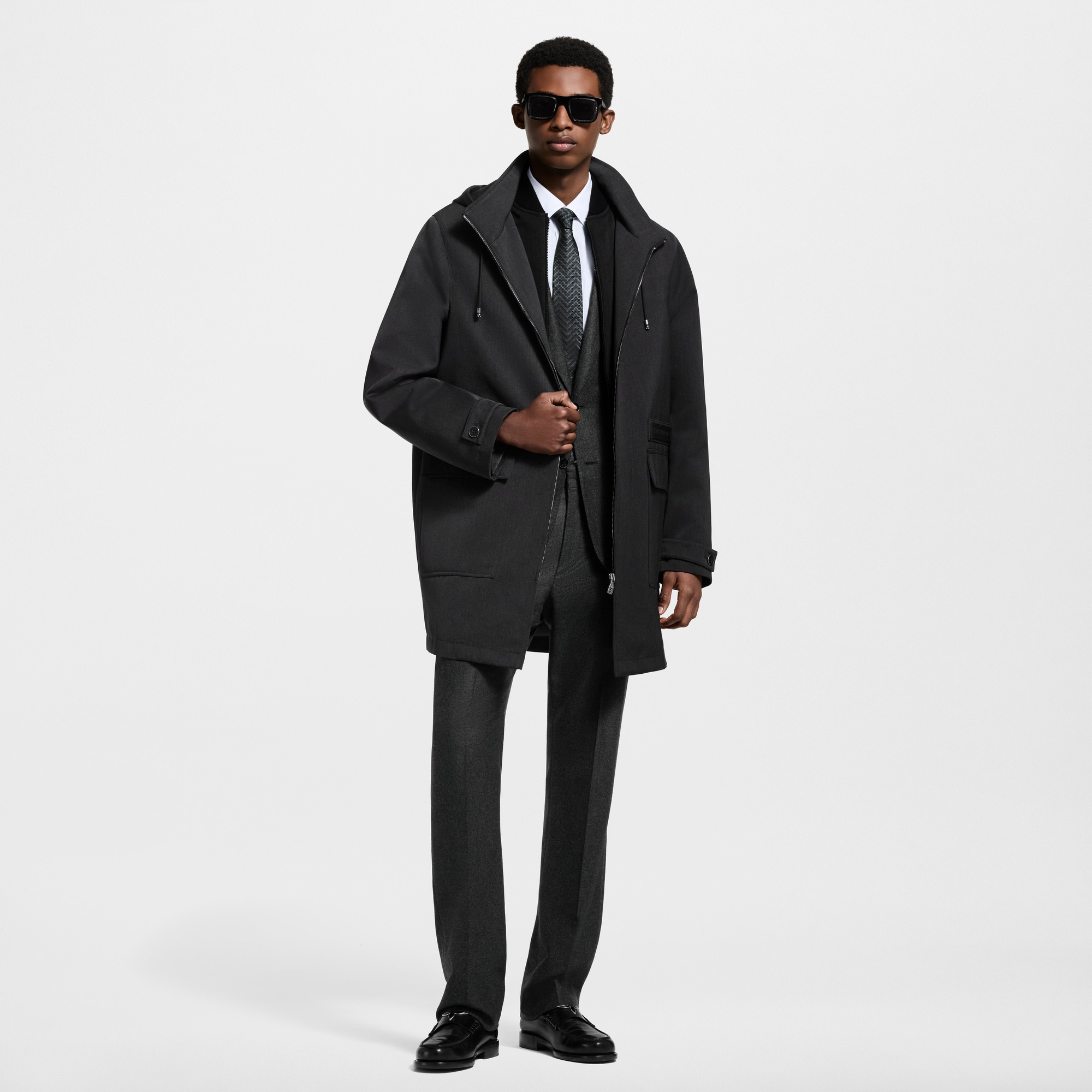 3-In-1 Hooded Parka  in Men