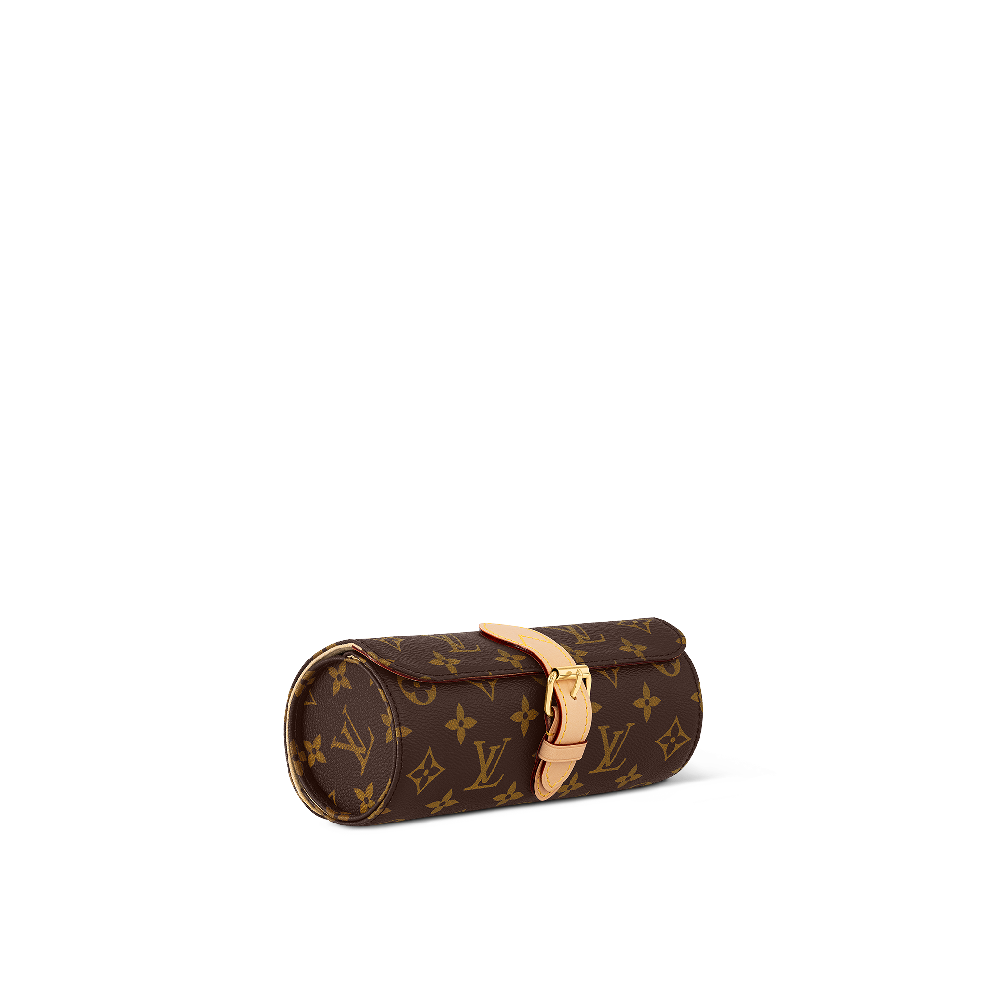 3 Watch Case Monogram Canvas in Men