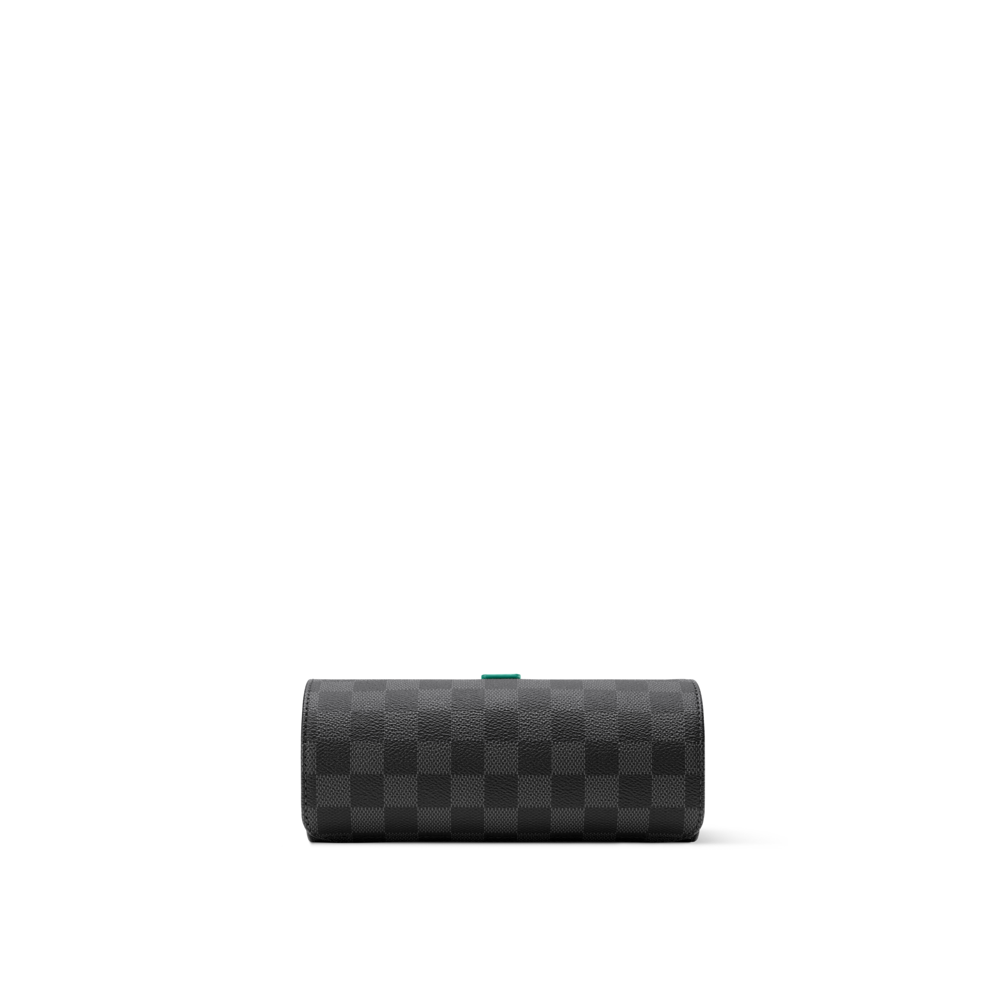 3 Watch Case Damier Graphite Canvas in Men