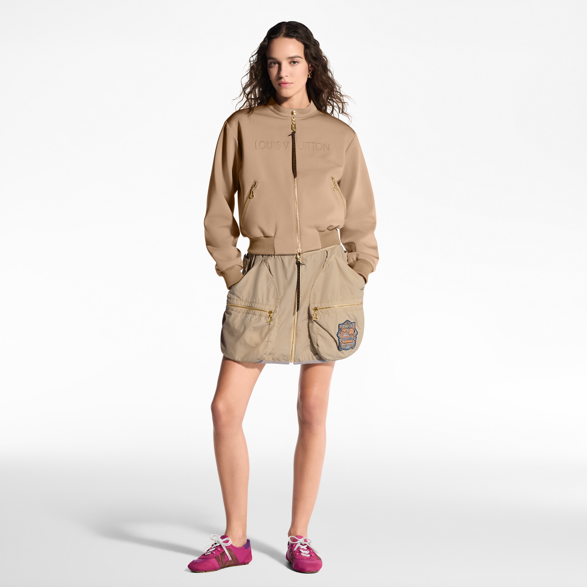 3D Louis Vuitton Bomber Jacket  in Women