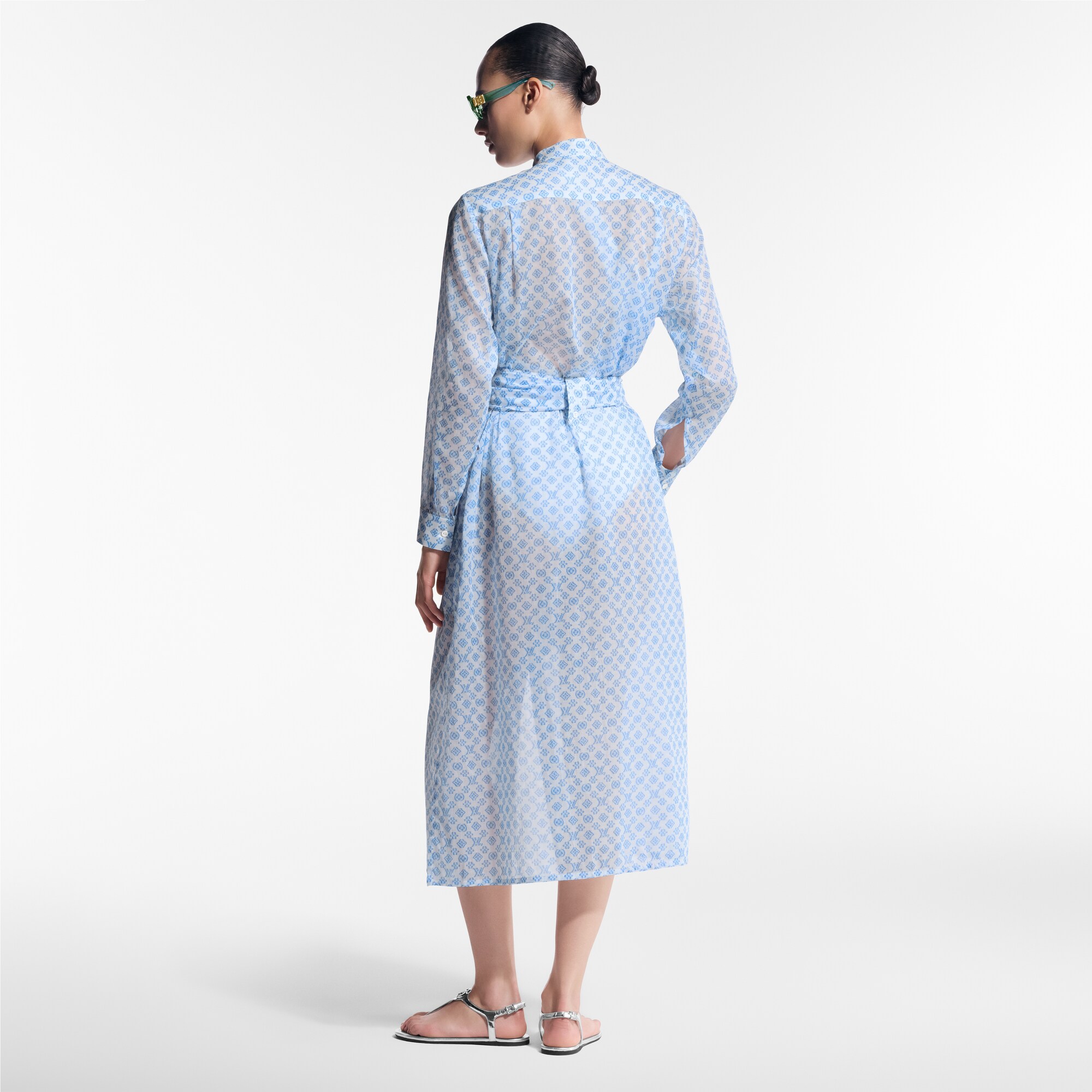3D Monogram Shirt Dress   in Women