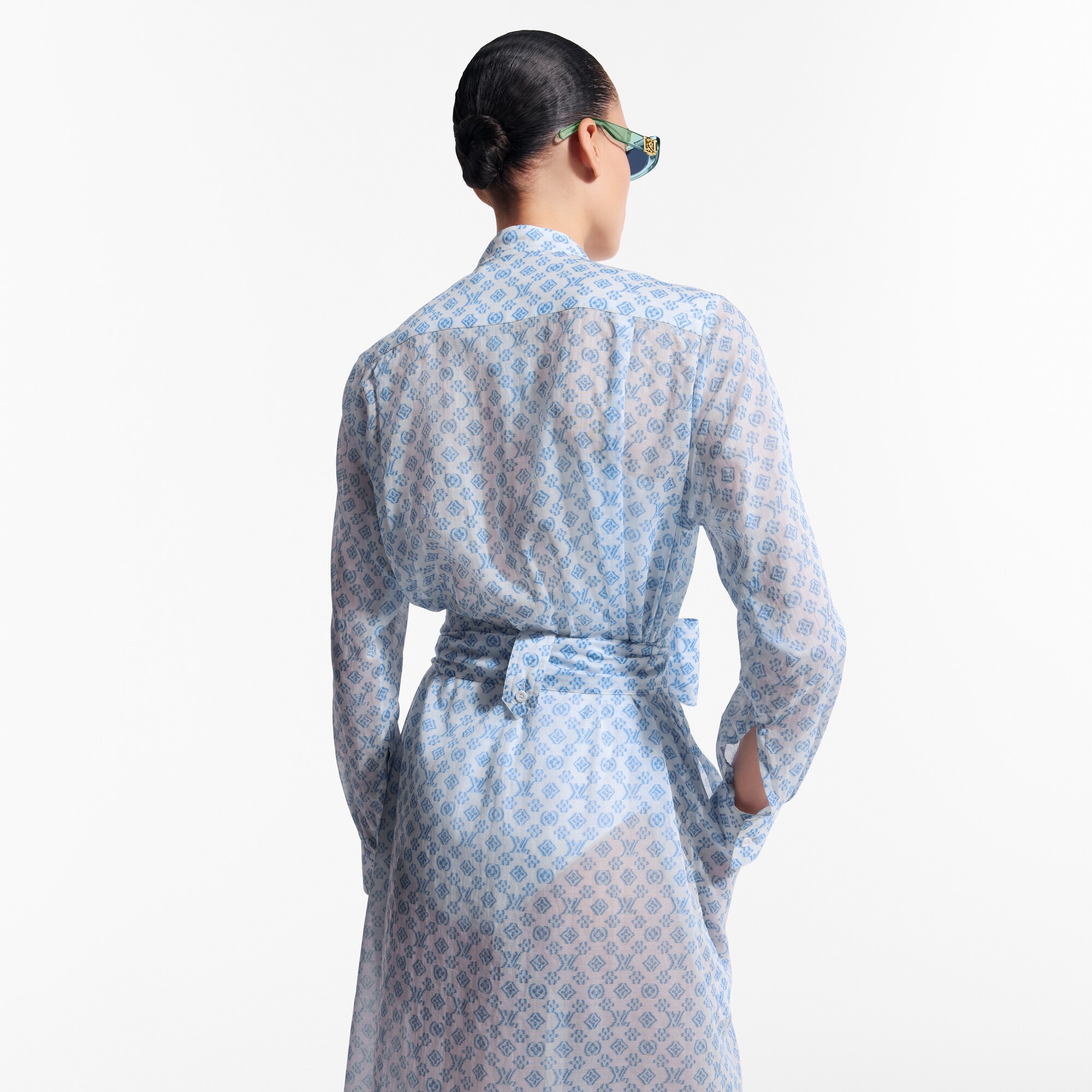 3D Monogram Shirt Dress   in Women
