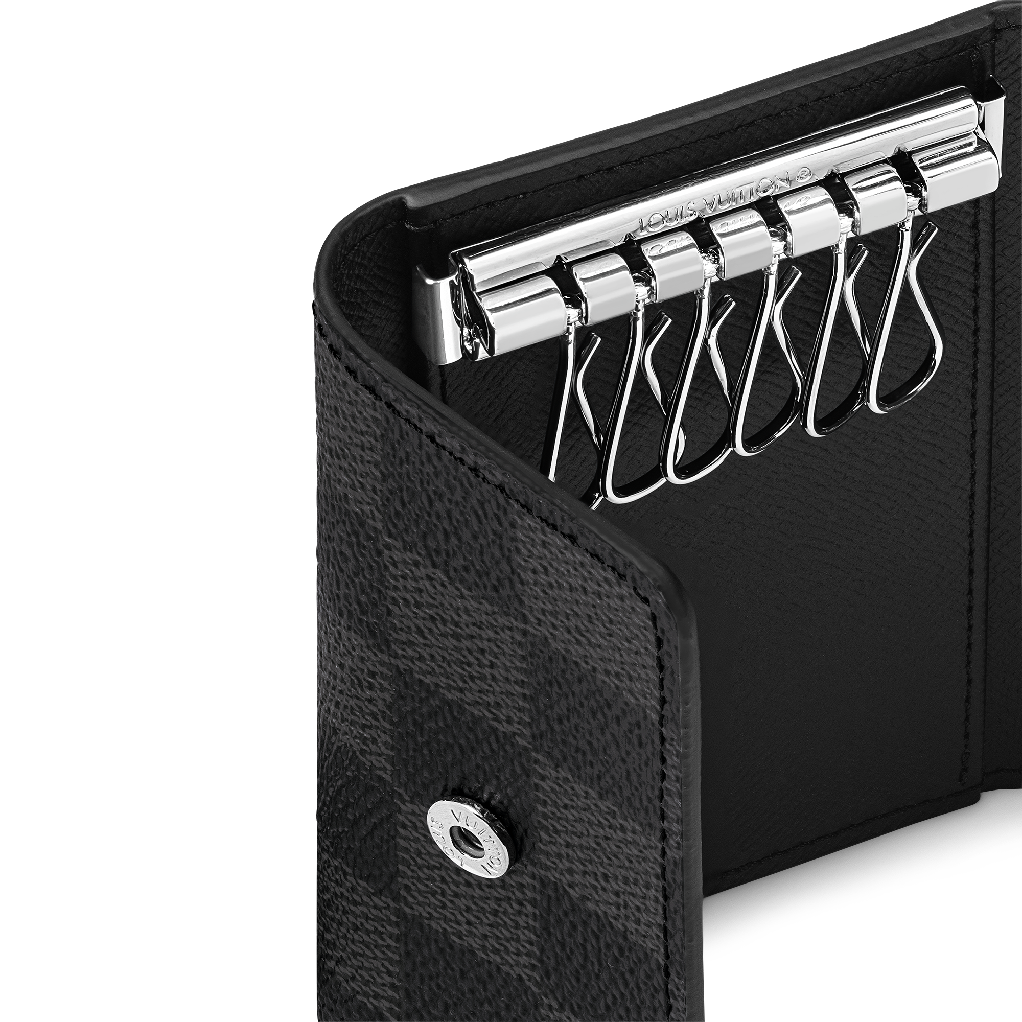 6 Key Holder Damier Graphite Canvas in Bags and Small Leather Goods