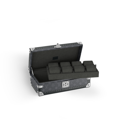 8 Watch Case Monogram Eclipse Canvas in Les Extraordinaires's Hardsided Boxes collections by Louis Vuitton (Product zoom)