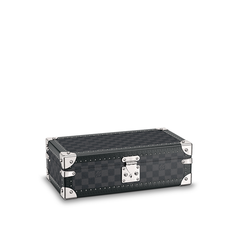 8 Watch Case Damier Graphite Canvas in Men's Travel Hardsided Luggage collections by Louis Vuitton (Product zoom)