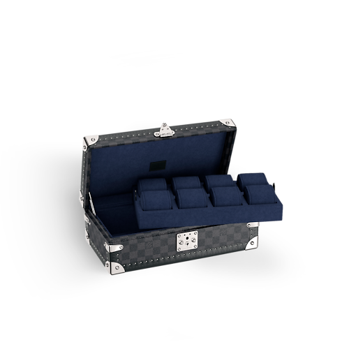 8 Watch Case Damier Graphite Canvas in Men's Travel Hardsided Luggage collections by Louis Vuitton (Product zoom)