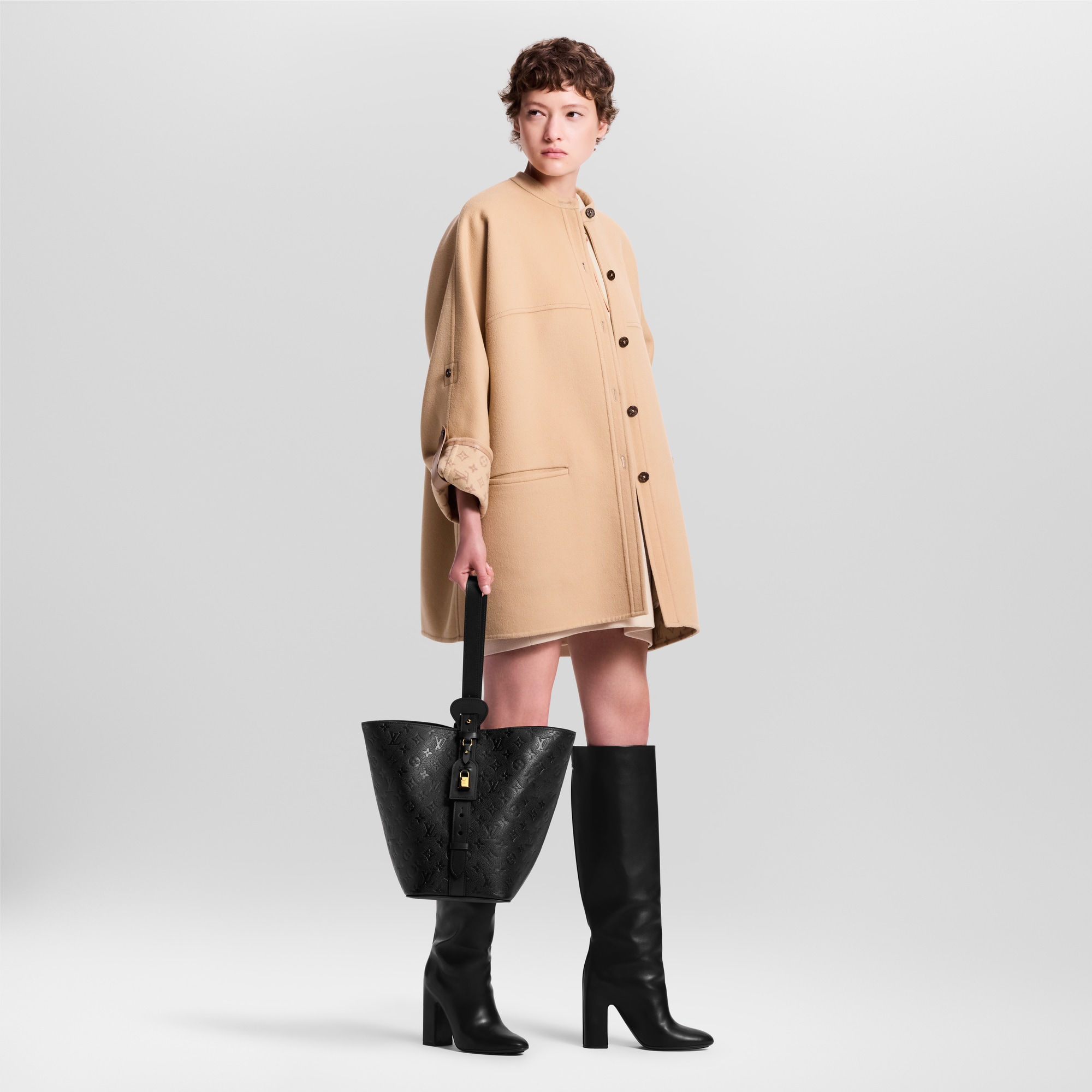 All In GM Monogram Empreinte Leather in Women