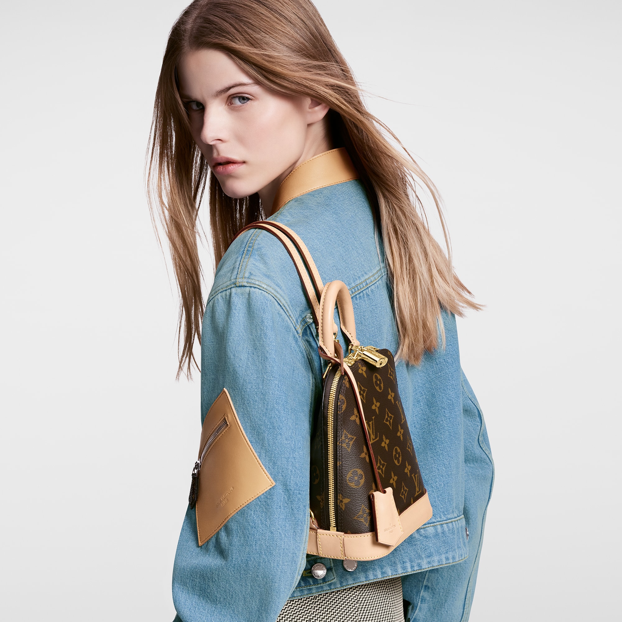 Alma Backpack Monogram Canvas in Women