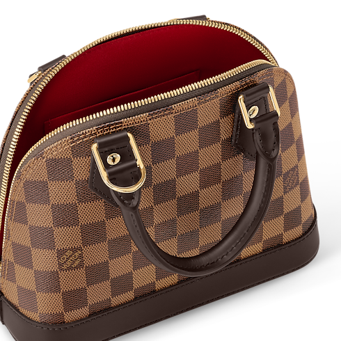 Alma BB Damier Ebene Canvas in Women's Handbags Handbags collections by Louis Vuitton (Product zoom)