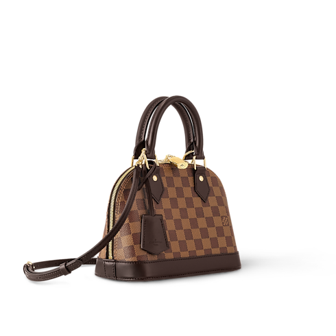Alma BB Damier Ebene Canvas in Women's Handbags Handbags collections by Louis Vuitton (Product zoom)