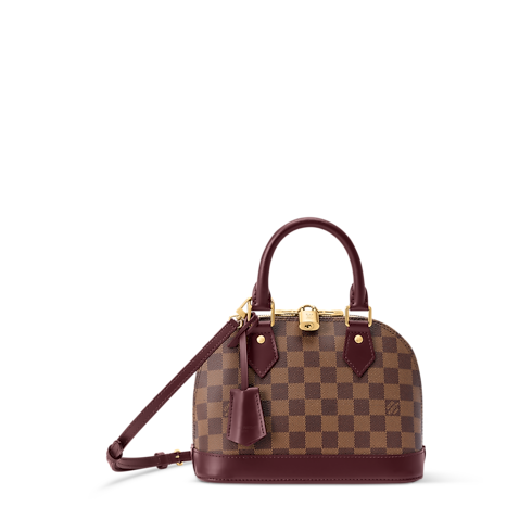 Alma BB Damier Ebene Canvas in Women's Handbags Handbags collections by Louis Vuitton (Product zoom)
