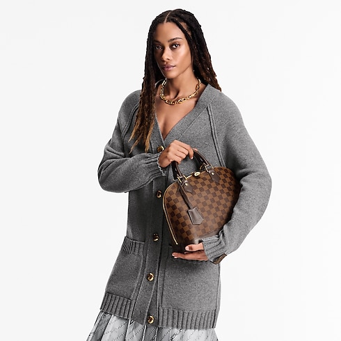 Alma PM Damier Ebene Canvas in Women's Handbags Handbags collections by Louis Vuitton (Product zoom)
