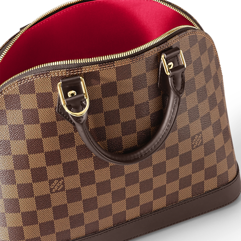 Alma PM Damier Ebene Canvas in Women's Handbags Handbags collections by Louis Vuitton (Product zoom)