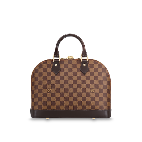 Alma PM Damier Ebene Canvas in Women's Handbags Handbags collections by Louis Vuitton (Product zoom)