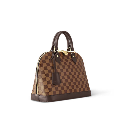 Alma PM Damier Ebene Canvas in Women's Handbags Handbags collections by Louis Vuitton (Product zoom)