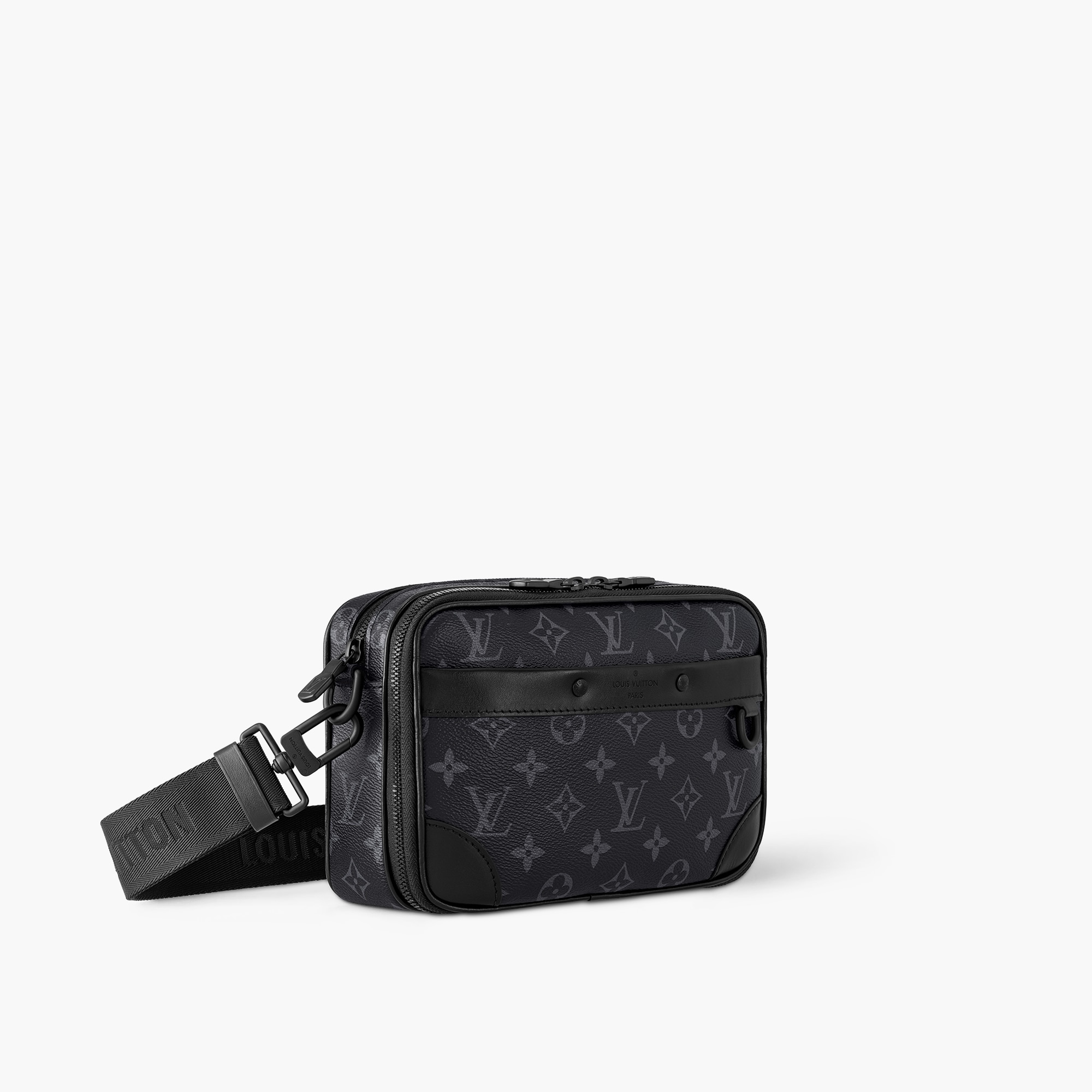 Messenger Lv Pouch Bag Men's Alpha Messenger Monogram Eclipse