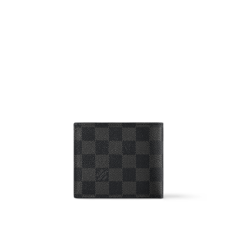 Amerigo Wallet Damier Graphite Canvas in Men's Personalisation Small Leather Goods collections by Louis Vuitton (Product zoom)
