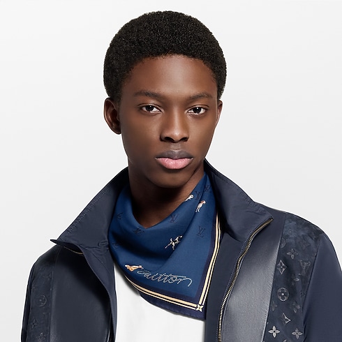 Animal Blason Bandana S00 in Men's Accessories Silk and Bandanas collections by Louis Vuitton (Product zoom)