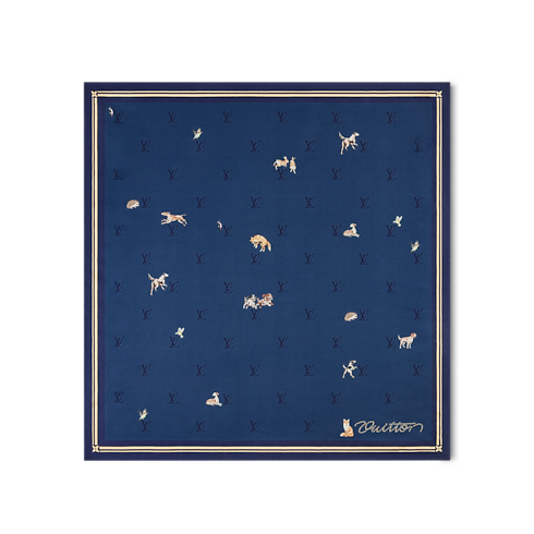 Animal Blason Bandana S00 in Men's Accessories Silk and Bandanas collections by Louis Vuitton (Product zoom)