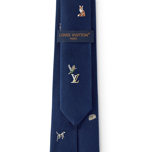 Animal Blason Tie S00 in Men's Accessories Ties and Pocket Squares collections by Louis Vuitton (Product zoom)