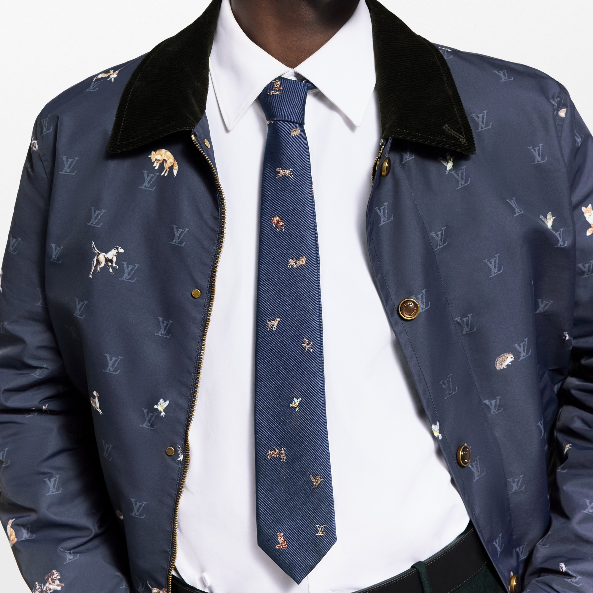 Animal Blason Tie S00 in Men