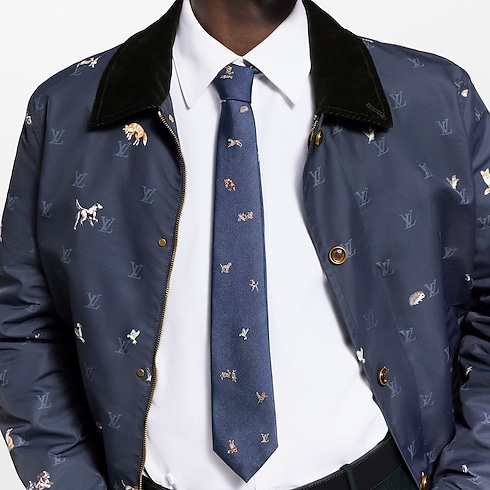 Animal Blason Tie S00 in Men's Accessories Ties and Pocket Squares collections by Louis Vuitton (Product zoom)