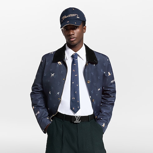 Animal Blason Tie S00 in Men's Accessories Ties and Pocket Squares collections by Louis Vuitton (Product zoom)