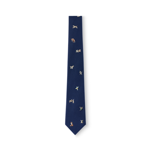 Animal Blason Tie S00 in Men's Accessories Ties and Pocket Squares collections by Louis Vuitton (Product zoom)